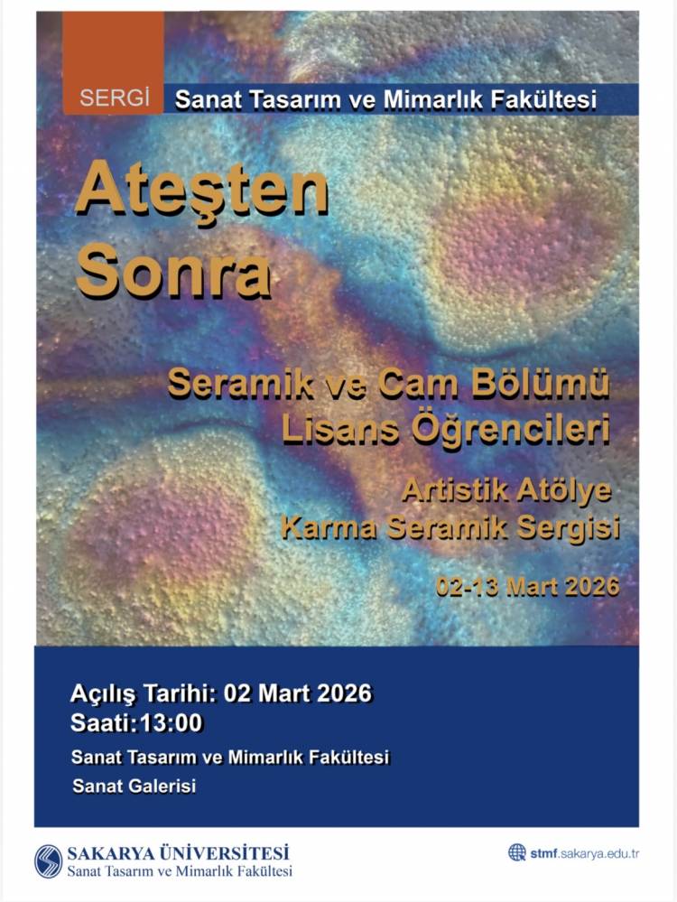 Seramik ve Cam Bölümü Lisans Öğrencileri Artistik Atölye Karma Seramik Sergisi