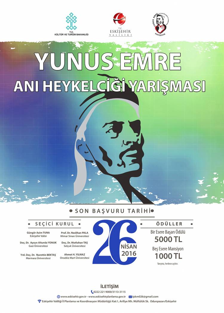Yunus Gibi Temalı Resim Yarışması ve Yunus Emre Anı Heykelciği Yarışması